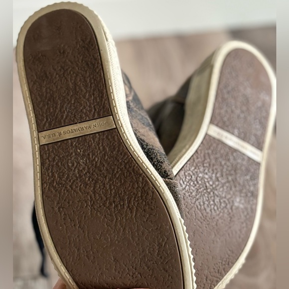 John Varvatos Hightop Leather Sneaker Size 8.5 Men’s - Picture 9 of 11